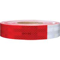 3M Scotchlite Diamond Grade Conspicuity Sheeting Series 985, 2" W x 12" L, Red & White Distribution Jean Lapalme