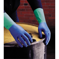 Gants Protector, Taille 6/Petit/6,5, 13" lo, Nitrile/Latex de caoutchouc, Doublure en Ouat&eacute;e, 28 mils Distribution Jean Lapalme