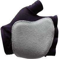 Gants antichocs sans doigts, main droite, T-petit, Paume en Cuir refendu, Poignet &agrave; enfiler Distribution Jean Lapalme