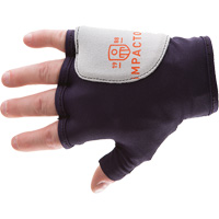 Gants de protection sans doigts paume/c&ocirc;t&eacute;, droit, T-petit, Paume en Su&egrave;de, Poignet &agrave; enfiler Distribution Jean Lapalme