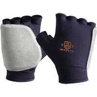 Palm and Side Impact Glove Liner-Right, X-Small, Grain Leather Palm, Slip-On Cuff Distribution Jean Lapalme