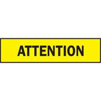 Barricade Tape, Bilingual, 3" W x 200' L, 3 mils, Black on Yellow Distribution Jean Lapalme