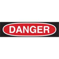 "Danger" Sign, 7" x 10", Polystyrene, English Distribution Jean Lapalme