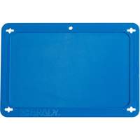 &eacute;tiquette vierge pour vanne, Plastique, 4-3/4" la x 3-1/4" h Distribution Jean Lapalme