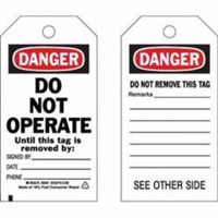&eacute;tiquettes de s&eacute;curit&eacute; auto-plastifiantes, Polyester, 3" la x 5-3/4" h, Anglais Distribution Jean Lapalme