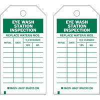 Inspection Record Tags, Polyester, 4" W x 7" H, English Distribution Jean Lapalme