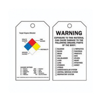 &eacute;tiquettes du droit &agrave; l'information, Polyester, 3" la x 5-3/4" h, Anglais Distribution Jean Lapalme