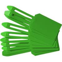 Blank Plastic Lock-On Tags, Plastic, 3-1/4" W x 5-4/5" H, Blank Distribution Jean Lapalme