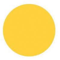 Round Write-On Labels, Circle, 1.5" L x 1.5" W, Yellow Distribution Jean Lapalme