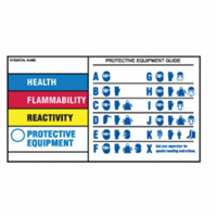 &eacute;tiquettes de protection pour &eacute;quipement, Polyester, Feuille, 5" lo x 3" la Distribution Jean Lapalme