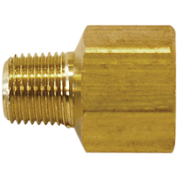 ADAPTEUR HEXAGONAL(M)NPT3/8"-(F)1/2"LAITON, Laiton Distribution Jean Lapalme