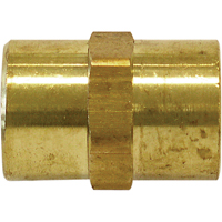 RACCORD FEMELLE HEXAGONAL(F)NPT1/4"-(F)1/4"LAITO, Laiton Distribution Jean Lapalme
