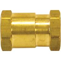 Female Hex Nipple, Brass Distribution Jean Lapalme