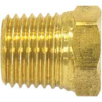 Bouchon de tuyau (t&ecirc;te hexagonale), 1/2" dia., Laiton Distribution Jean Lapalme