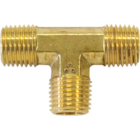 Male Pipe Tee, Brass, 1/8" Distribution Jean Lapalme
