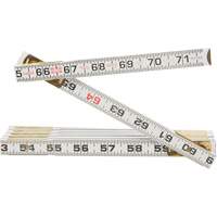 R&egrave;gle Red End Two Way, 6' lo, Bois, Graduations de 1/16" Distribution Jean Lapalme