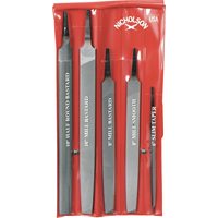 Jeux de 5 limes &agrave; usage g&eacute;n&eacute;ral, 5 pi&egrave;ces Distribution Jean Lapalme