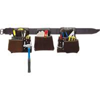 Deluxe Contactor's Tool Belt, Leather, Tan Distribution Jean Lapalme