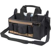 Center Tray Tool Bag, Canvas, 16 Pockets, Black Distribution Jean Lapalme