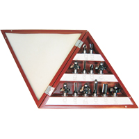3-Flute Carbide-Tipped Router Bit Sets Distribution Jean Lapalme