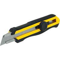 Couteau &agrave; lame cassable Dynagrip, 18 mm, Acier, Prise en Plastique Distribution Jean Lapalme