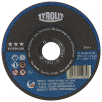 Disque de coupe, 5" x 1/16", Arbre de 7/8", Type 27, Oxyde d'aluminium, 12250 Tr/min Distribution Jean Lapalme