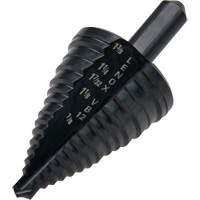 Foret &eacute;tag&eacute; no 12, 7/8" - 1-3/8", Incr&eacute;ments de 3/8", Acier rapide Distribution Jean Lapalme