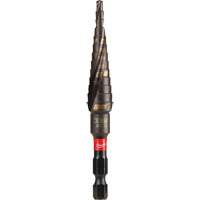 #1 Shockwave Impact Duty Step Drill Bit, 1/2" - 1-1/8" , 1/32" Increments, Titanium Distribution Jean Lapalme