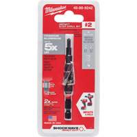 #2 Shockwave Impact Duty Step Drill Bit, 3/16" - 1/2" , 1/16" Increments, Titanium Distribution Jean Lapalme