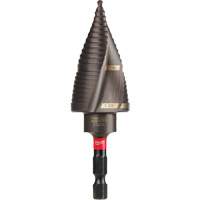 #9 Shockwave Impact Duty Step Drill Bit, 7/8" - 1-1/8" , 1/4" Increments, Titanium Distribution Jean Lapalme