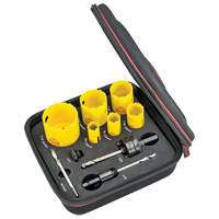 Plumber's Deep Cut Hole Saw Kit, 10 Pieces Distribution Jean Lapalme