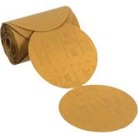 Disque abrasif dor&eacute; en rouleau Stikit, 6" dia., Grain P120, Oxyde d'aluminium Distribution Jean Lapalme