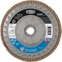 Disque &agrave; lamelles Long Life C-Trim, 4-1/2" x 5/8"-11, Type 27, Grain 40, Alumine de zirconium Distribution Jean Lapalme