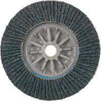 Disque &agrave; lamelles Long Life C-Trim, 4-1/2" x 5/8"-11, Type 27, Grain 40, Alumine de zirconium Distribution Jean Lapalme