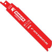 Lame de scie alternative autod&eacute;montage, Bim&eacute;tal, 10-14 Dents par pouce, 6" lo x 1" la Distribution Jean Lapalme