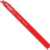 Lame de scie alternative autod&eacute;montage, Bim&eacute;tal, 14-18 Dents par pouce, 12" lo x 1" la Distribution Jean Lapalme