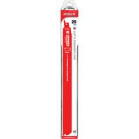 Lame de scie alternative autod&eacute;montage, Bim&eacute;tal, 10-14 Dents par pouce, 12" lo x 1" la Distribution Jean Lapalme