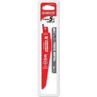Lame de scie alternative pour la d&eacute;molition et les m&eacute;taux &eacute;pais, Bim&eacute;tal, 8-10 Dents par pouce, 6" lo Distribution Jean Lapalme