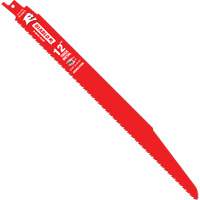 Lame de scie alternative pour la d&eacute;molition et les m&eacute;taux &eacute;pais, Bim&eacute;tal, 8-10 Dents par pouce, 12" lo Distribution Jean Lapalme