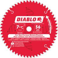 Lame de scie en aluminium, 7-1/4", 56 dents, Pour Non ferreux Distribution Jean Lapalme