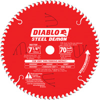 Lame de scie &agrave; d&eacute;couper Steel Demon, 7-1/4", 70 dents, Pour M&eacute;tal Distribution Jean Lapalme