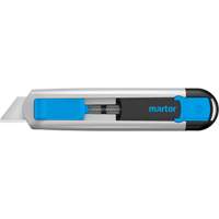 Secunorm 525 Retractable Safety Knife with Blunt Tip Blade, 18 mm, Aluminum Handle Distribution Jean Lapalme