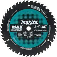 Carbide-Tipped Max Efficiency Miter Saw Blade, 8-1/2", 45 Teeth, Wood Use Distribution Jean Lapalme