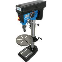Perceuse &agrave; colonne pour &eacute;tabli &agrave; 12 vitesses, 13-1/4", Mandrin 5/8", 3000 tr/min Distribution Jean Lapalme
