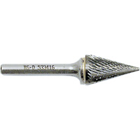Fraise conique M4-D JET-KUT, 3/8" dia., 1/4" Tige, 5/8" Prof. de la coupe Distribution Jean Lapalme