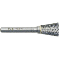 Inverted Cone Shape Burr, 3/8" Dia., 1/4" Shank, 3/8" Depth of Cut Distribution Jean Lapalme