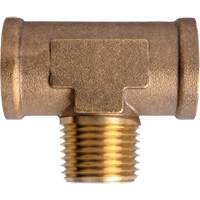 Branch Tees Extruded Male On Branch, Brass, 1/2" Distribution Jean Lapalme