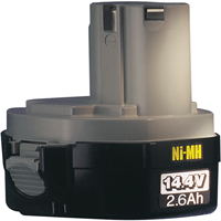 Pod-Style Battery, Ni-MH, 14.4 V, 2.6 A Distribution Jean Lapalme