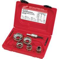 Sheet Metal Carbide Cutter Electrician's Kit, 7 Pieces Distribution Jean Lapalme