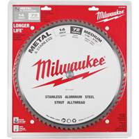 Endurance&reg; Circular Saw Blade, 14", 72 Teeth, Metal Use Distribution Jean Lapalme